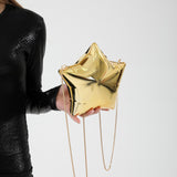 Maxbell Women Acrylic Clutch Purse Elegant Wallet Unique for Wedding Birthday Formal Gold