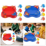 Maxbell Gyro Disk Set Portable Exciting Tops Game Set for Party Boys Girls Ages 6-12 Red
