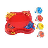 Maxbell Gyro Disk Set Portable Exciting Tops Game Set for Party Boys Girls Ages 6-12 Red