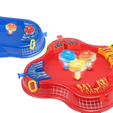 Maxbell Gyro Disk Set Portable Exciting Tops Game Set for Party Boys Girls Ages 6-12 Red
