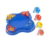 Maxbell Gyro Disk Set Portable Exciting Tops Game Set for Party Boys Girls Ages 6-12 Blue