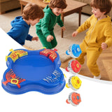Maxbell Gyro Disk Set Portable Exciting Tops Game Set for Party Boys Girls Ages 6-12 Blue