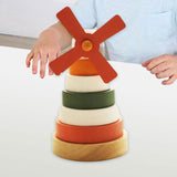 Maxbell Stacking Tower Toy Rainbow Stacking Rings for 3 4 5 6 Year Old Boys Children