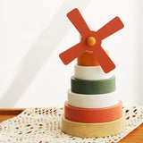 Maxbell Stacking Tower Toy Rainbow Stacking Rings for 3 4 5 6 Year Old Boys Children