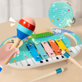Maxbell Kids Musical Instruments Set Wooden Maraca for Children 3 Year Old Preschool