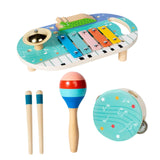 Maxbell Kids Musical Instruments Set Wooden Maraca for Children 3 Year Old Preschool