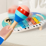 Maxbell Kids Musical Instruments Set Wooden Maraca for Children 3 Year Old Preschool
