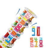 Maxbell Number Building Blocks Educational Toy Counting Blocks for Girls Travel Toys