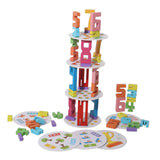 Maxbell Number Building Blocks Educational Toy Counting Blocks for Girls Travel Toys