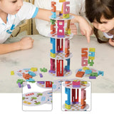 Maxbell Number Building Blocks Educational Toy Counting Blocks for Girls Travel Toys