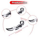 Maxbell Radish Knife Toy Small Foldable Novelty Sensory Toy for Kids Children Family White Black