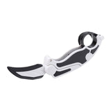 Maxbell Radish Knife Toy Small Foldable Novelty Sensory Toy for Kids Children Family White Black
