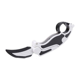 Maxbell Radish Knife Toy Small Foldable Novelty Sensory Toy for Kids Children Family White Black
