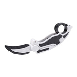 Maxbell Radish Knife Toy Small Foldable Novelty Sensory Toy for Kids Children Family White Black
