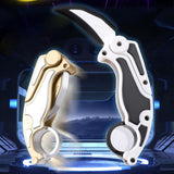 Maxbell Radish Knife Toy Small Foldable Novelty Sensory Toy for Kids Children Family 2pcs