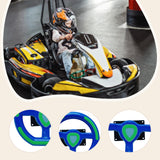 Maxbell Children Race Game Steering Wheel 8.6x8.2inch for Arcade Machine Versatile