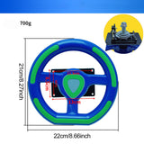 Maxbell Children Race Game Steering Wheel 8.6x8.2inch for Arcade Machine Versatile