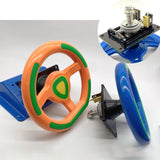 Maxbell Children Race Game Steering Wheel 8.6x8.2inch for Arcade Machine Versatile