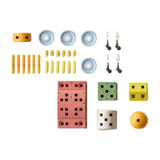 Maxbell 36Pcs DIY Building Blocks Educational Vehicle Assembly for Holiday Preschool