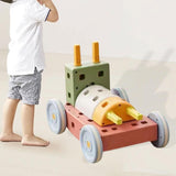 Maxbell 36Pcs DIY Building Blocks Educational Vehicle Assembly for Holiday Preschool