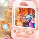 Maxbell Grabber Machine for Kids for Girl Ages 3-6 Birthday Gifts Candy Vending Grabber pink