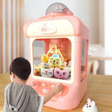 Maxbell Grabber Machine for Kids for Girl Ages 3-6 Birthday Gifts Candy Vending Grabber pink