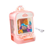 Maxbell Grabber Machine for Kids for Girl Ages 3-6 Birthday Gifts Candy Vending Grabber pink