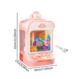 Maxbell Grabber Machine for Kids for Girl Ages 3-6 Birthday Gifts Candy Vending Grabber pink