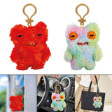 Maxbell Plush Doll Keychain Soft Bag Charm for Kids Adults Boys Girls Birthday Gifts Red