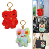 Maxbell Plush Doll Keychain Soft Bag Charm for Kids Adults Boys Girls Birthday Gifts Red