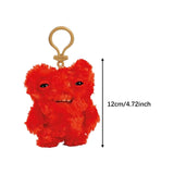 Maxbell Plush Doll Keychain Soft Bag Charm for Kids Adults Boys Girls Birthday Gifts Red