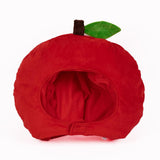 Maxbell Apple Hat Cosplay Accessories Cute Plush Party Headgear for Holiday Carnival