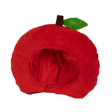 Maxbell Apple Hat Cosplay Accessories Cute Plush Party Headgear for Holiday Carnival