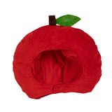 Maxbell Apple Hat Cosplay Accessories Cute Plush Party Headgear for Holiday Carnival