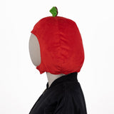 Maxbell Apple Hat Cosplay Accessories Cute Plush Party Headgear for Holiday Carnival