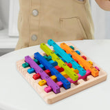 Maxbell Stacking Travel Game Creativity with 120 Challenges for Gift Friend Children