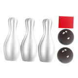 Maxbell Kids Bowling Set Motor Skills Interactive Outdoor Bowling Toys for Yard Park 6 Bowling Pins Boxed