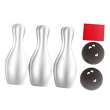 Maxbell Kids Bowling Set Motor Skills Interactive Outdoor Bowling Toys for Yard Park 6 Bowling Pins Boxed