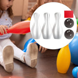 Maxbell Kids Bowling Set Motor Skills Interactive Outdoor Bowling Toys for Yard Park 6 Bowling Pins Boxed