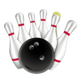 Maxbell Kids Bowling Set Motor Skills Interactive Outdoor Bowling Toys for Yard Park 6 Bowling Pins Boxed