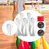 Maxbell Kids Bowling Set Motor Skills Interactive Outdoor Bowling Toys for Yard Park 10 Bowling Pin Boxed