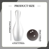 Maxbell Kids Bowling Set Motor Skills Interactive Outdoor Bowling Toys for Yard Park 10 Bowling Pin Boxed