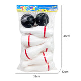 Maxbell Kids Bowling Set Motor Skills Interactive Outdoor Bowling Toys for Yard Park 10 Pins