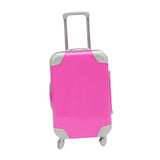 Maxbell Mini Suitcase Candy Box Luggage Storage Box for Children Toy Makeup Dress up Rose Red