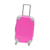 Maxbell Mini Suitcase Candy Box Luggage Storage Box for Children Toy Makeup Dress up Rose Red