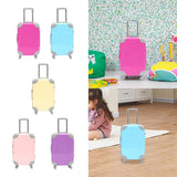 Maxbell Mini Suitcase Candy Box Luggage Storage Box for Children Toy Makeup Dress up Rose Red