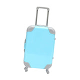 Maxbell Mini Suitcase Candy Box Luggage Storage Box for Children Toy Makeup Dress up Blue