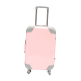 Maxbell Mini Suitcase Candy Box Luggage Storage Box for Children Toy Makeup Dress up Pink