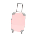 Maxbell Mini Suitcase Candy Box Luggage Storage Box for Children Toy Makeup Dress up Pink