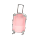 Maxbell Mini Suitcase Cute Empty Miniature Dolls Suitcase for Gifts Kids Toy Playset Pink